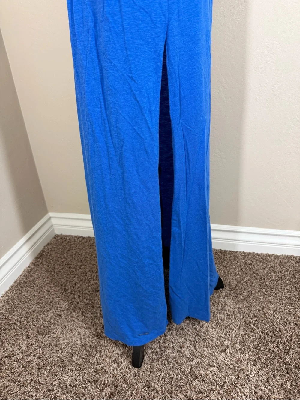 Abercrombie and Fitch Womens Royal Blue Racerback Maxi Dress Size Small